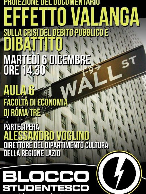 Blocco Studentesco: Oltre 100 studenti a conferenza su crisi facoltà di Economia di Roma Tre
