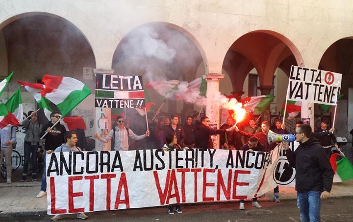 Ascoli Piceno: Sit-in ITCG Umberto I, «Ancora austerity, ancora tagli, Letta vattene!»