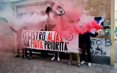 BLOCCO STUDENTESCO PADOVA PROTESTA CONTRO IL REGISTRO ALIAS AL LICEO DUCA D’AOSTA