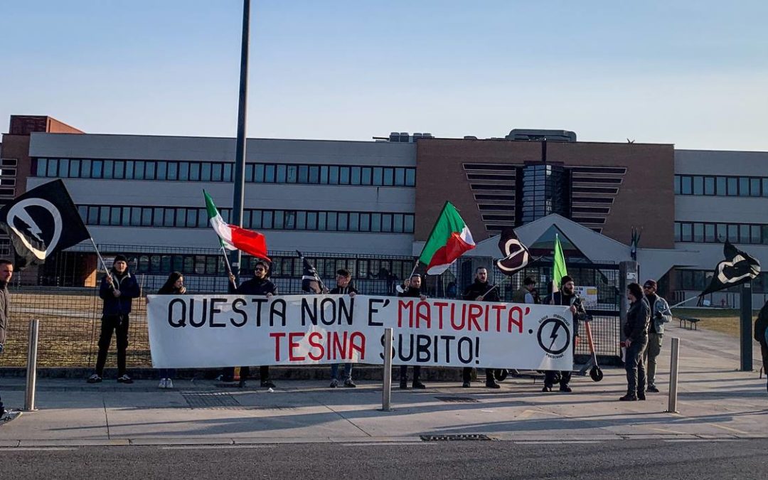 BLOCCO STUDENTESCO PORDENONE PROTESTA CONTRO LA NUOVA MATURITÀ
