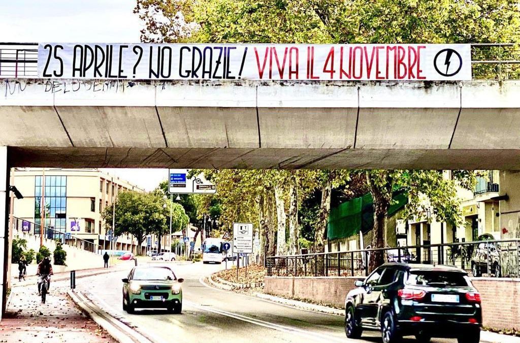 BLOCCO STUDENTESCO: “VIVA IL 4 NOVEMBRE! LA VERA FESTA DEGLI ITALIANI”